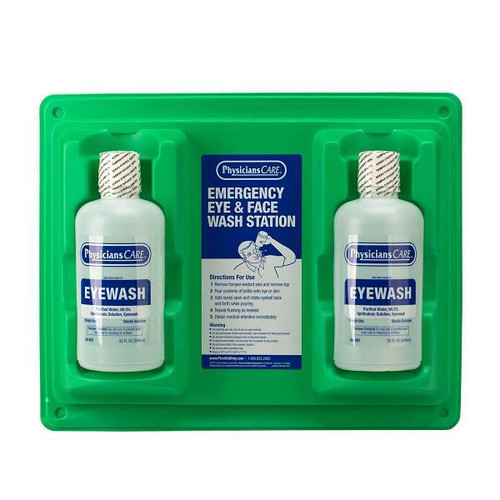 Physicianscare First Aid Only Eyewash Station Double, 32 Oz