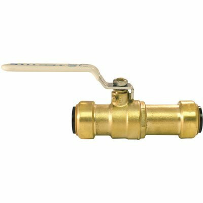 Tectite 3/4 in. Brass Push-to-Connect Slip Ball Valve - 301458571