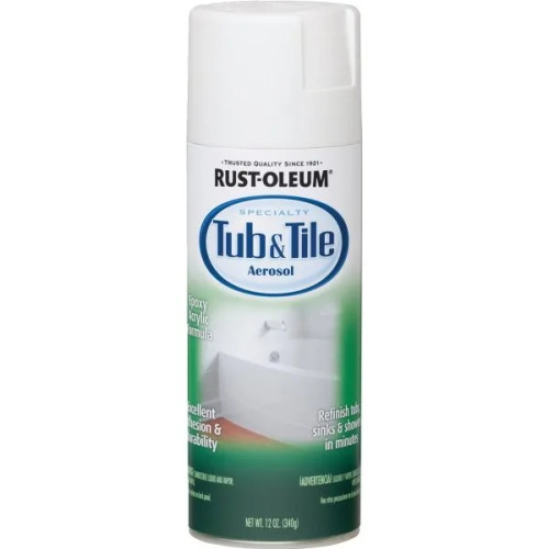Rust-Oleum 12 Oz. Epoxy Tub/Tile Spray Paint (White)