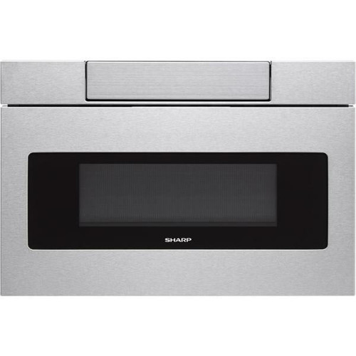 Sharp 24 In. Flat Panel Microwave Drawer In Stainless Steel