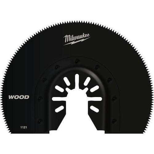 Milwaukee 3-1/2 Hi Carbon Steel Oscillating Blade For Wood Cutting Multi-Tool