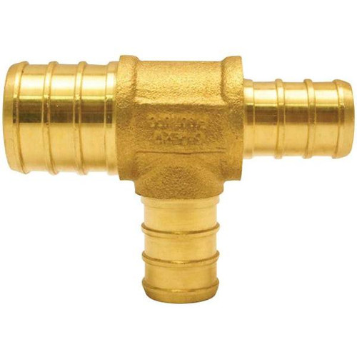 Apollo 3/4" X 1/2" X 1/2" Brass Pex-B Barb Tee