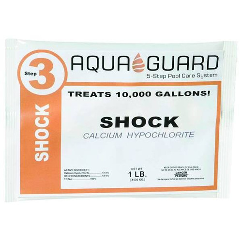 Aquaguard Calcium Hypochlorite Shock 1 Pound, Case Of 24