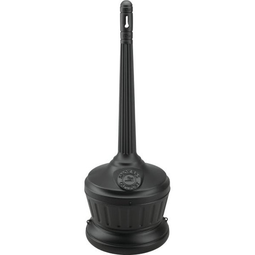 Commercial Zone Products Smokers Outpost Black Cigarette Receptacle