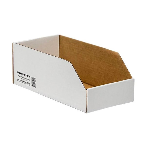 Corrugated Bin Box - 6 X 12 X 4.5" - Bundle Package Of 25