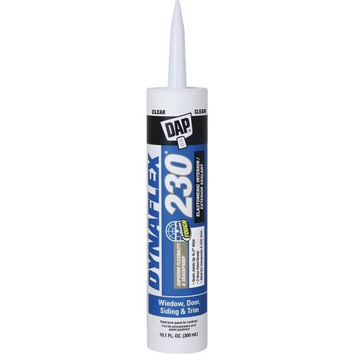 DAP Dynaflex 230 10.1 Oz Clear Premium Ext/int Window, Door And Trim Sealant