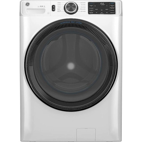 GE Energy Star 4.6 Cu. Ft. Smarthq Front Load Washing Machine, White, ADA