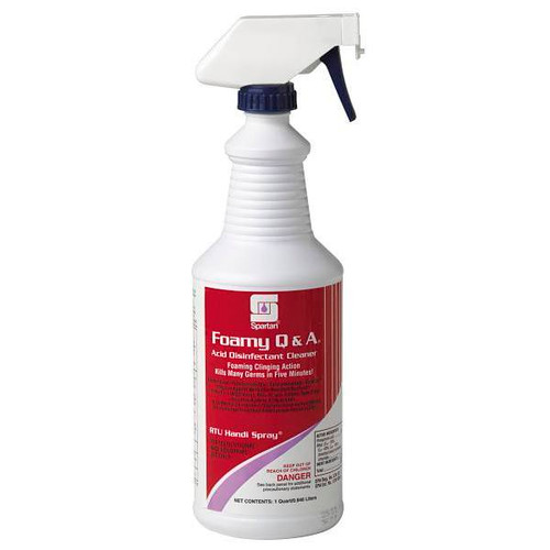Foamy Q&a 1 Quart Citrus Scent One Step Cleaner/disinfectant Case Of 12