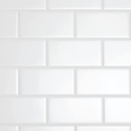 Daltile Restore 3" X 6" Ceramic Bright White Subway Tile Case Of 100