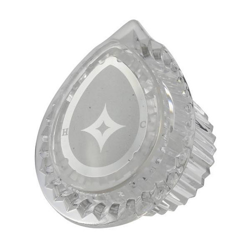 Danco Multi-Fit Teardrop Faucet Handle For Moen In Clear Acrylic Package Of 3 351070