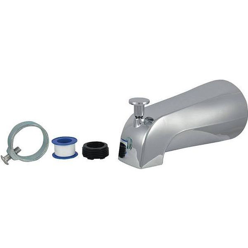 Danco Diverter Tub Spout With Slip Fit And IPS Connection Chrome