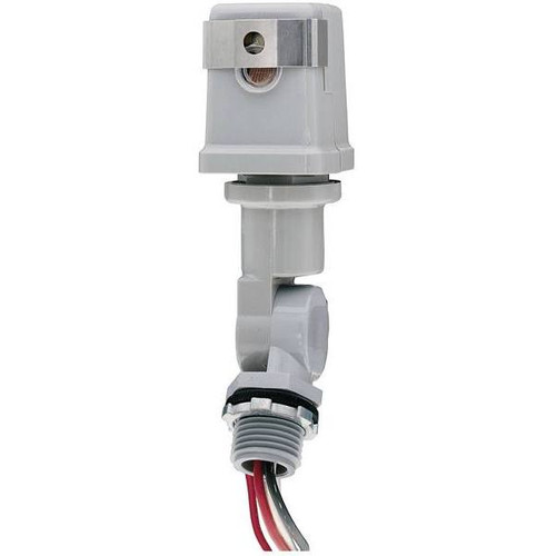 Intermatic K4200 Series 1800w Stem And Swivel Mount Thermal Photocontrol Gray