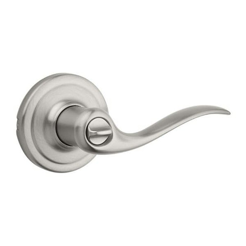 Kwikset Tustin Satin Nickel Keyed Entry Door Lever Featuring Smartkey Security