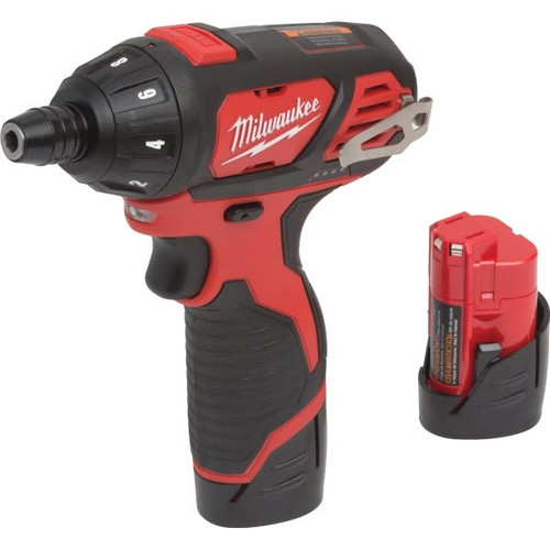 Milwaukee 1/4 In 12 Volt M12 Li-Ion Cordless Screwdriver Kit
