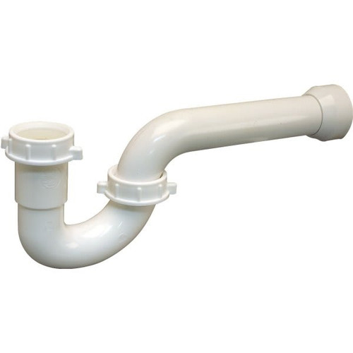 Premier 1-1/2 In. PVC P- Trap With Solvent Weld Adapter 242944