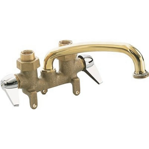 Proplus 2-Handle Utility Faucet In Brass Chrome 245853