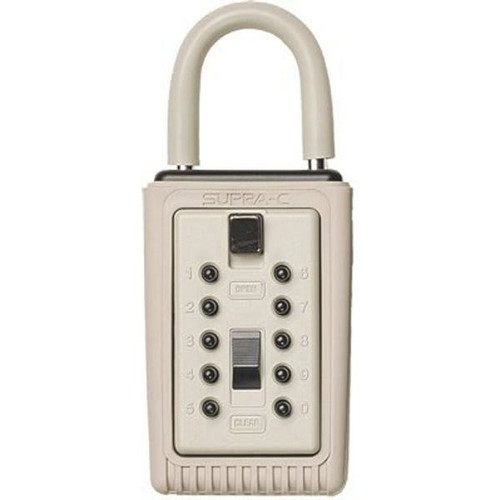 Kidde Portable 3 Key Box With Pushbutton Combination Lock Gray