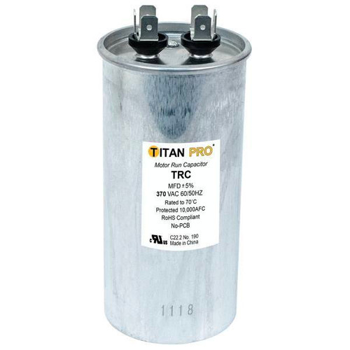 Packard Titan PRO Run Capacitor 45 MFD 440/370 Volt Round, Box Of 5