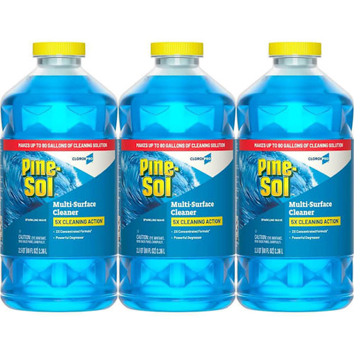 Pine-Sol Multi-Surface Cleaner Cloroxpro Sparkling Wave 80oz Case Of 3 342303