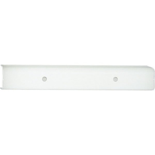 Progress Lighting Channel Glass Two Light Painted White Bath Light, White Glass 712555