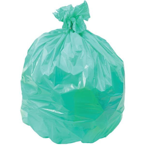 Revolution Bag Pkg Trash Can Liner 23 Gal, 28" X 45", 0.70 Mil Green, Case Of 10