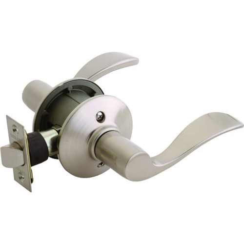 Schlage Accent Passage Lever, Satin Nickel