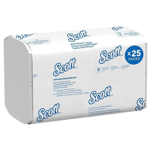 Scott Scottfold Absorbency Pocket Multi-Fold Paper Towels, Case Of 25