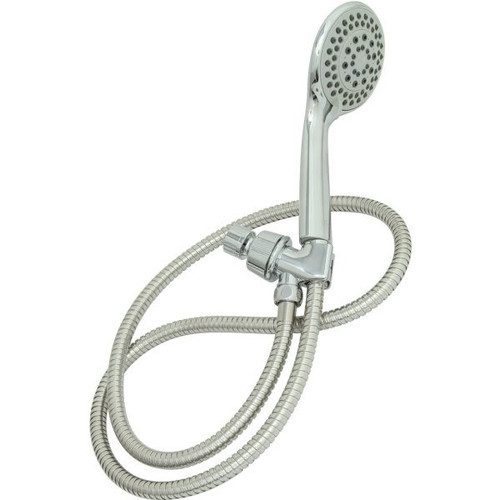Seasons 5-Spray Patterns 4 In. Single Wall Mount Handheld Shower Head In Chrome