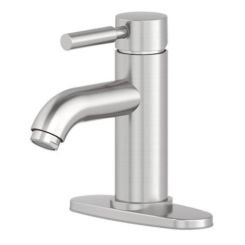 Seasons Westwind 1.2 GPM Quik Install Single Hole Centerset Mid-Arc Bathroom