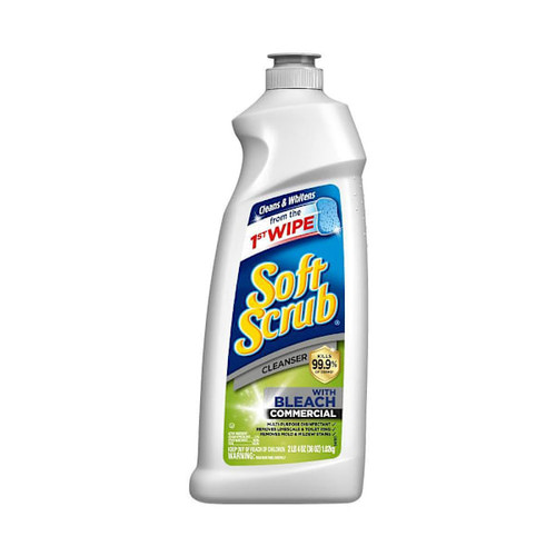Soft Scrub Bathroom Cleaner 36 Ounce Soft Scrub Cleanser With Bleach Case Of 6