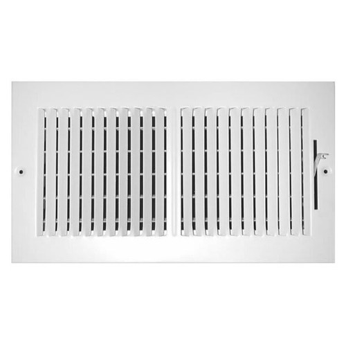 Truaire 6 In. X 4 In. Steel 2 Way Wall/ceiling Register 246956