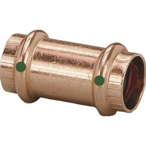 Viega Propress 1-1/2 In X 1-1/2 In Copper Coupling No Stop