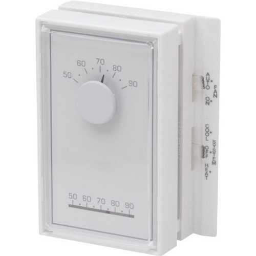 White-Rodgers 24 Volt Snap Action Heat/cool Thermostat, 3-1/4w X 4-1/2"h
