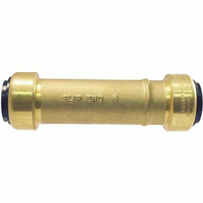 Tectite 1/2 in. Brass Push-To-Connect Slip Repair Coupling - 301410211