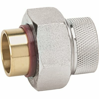 HOMEWERKS 3/4 in. Galvanized Steel FIP x Sweat Dielectric Union - 312778779