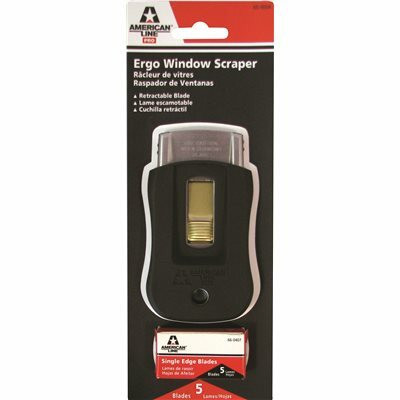 American Line Ergo Window Scraper, With 5 Blades