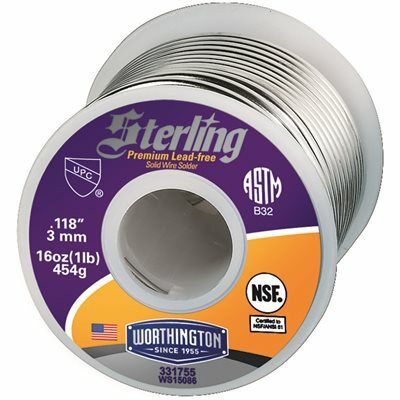 Worthington 16 oz. Premium Lead-Free Solid Wire Solder