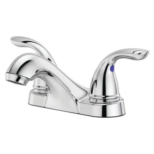 Pfister Pfirst 2-Handle, Lavatory Faucet W/Push Drain, 1.2 GPM In Chrome