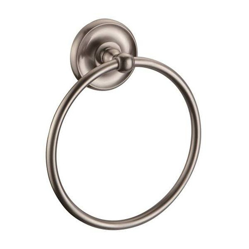 Seasons Raleigh Brushed Nickel Towel Ring