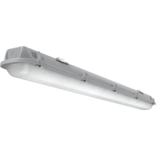 Lithonia Lighting Csvt 4' LED Vapor Tight Fixture, Adjustable Lumens, 3000-5000l, Switchable Color Temp, 3500-5000k, White