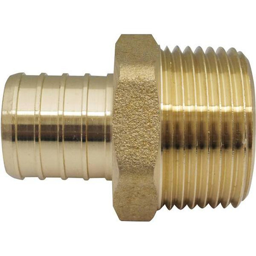 Apollo 1", Brass, PEX-B Barb X Male Pipe Thread Adapter