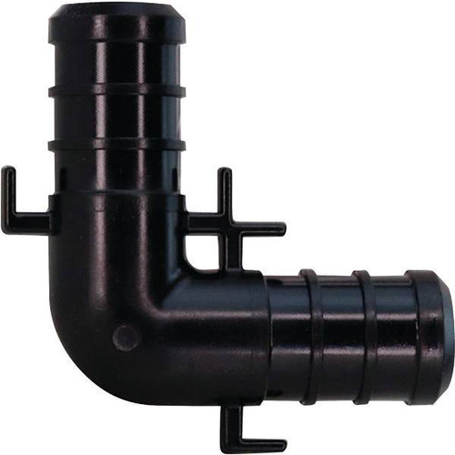 Apollo 1/2", Plastic, Pex-B Barb 90-Degree Elbow, Package Of 5