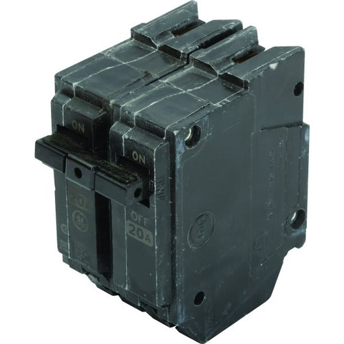 GE 20 Amp 120/240 Volt 2-Pole Thick Circuit Breaker