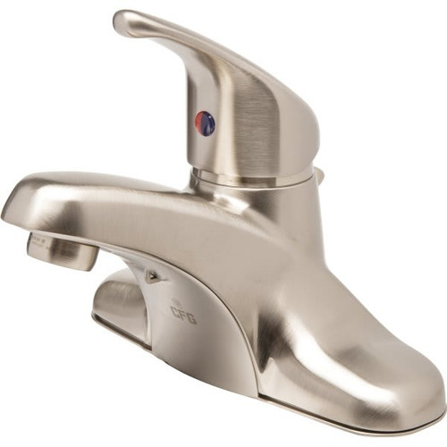 Cleveland Faucet Group Cornerstone Single Handle Lavatory Faucet With Pop-Up, Brushed Nickel