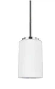 Generation Lighting Oslo One Light Led Mini-Pendant Chrome