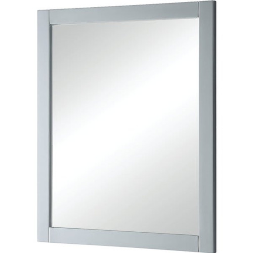 Renin 30 X 36" Cross-Hatched Silver Framed Mirror