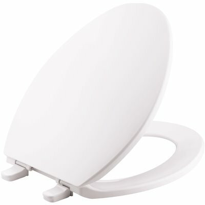 Kohler Brevia Elongated Closed Front Toilet Seat With Quick-Release Hinges White