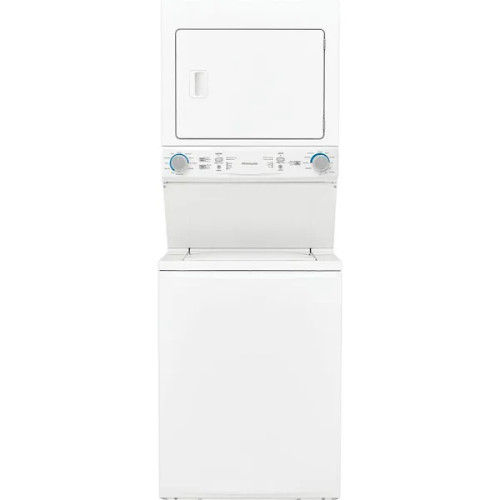 Frigidaire 3.9 Cu. Ft. Washer And 5.5 Cu. Ft. Gas Dryer Laundry Center With Quick Wash And Dry Cycle, White