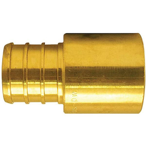 Apollo PEX-B Barb X Male Copper Sweat Adapter, 3/4" Brass