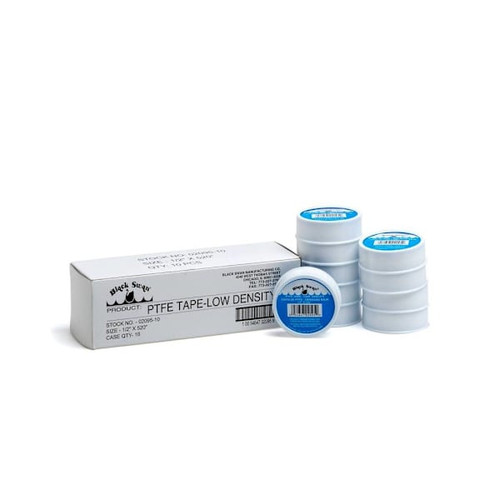 Black Swan PTFE Tape 1/2" X 520", Package Of 10